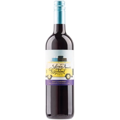 LONG WEEKEND 2019 Cabernet Wine (ID required at pick-up) 750 ml, $2.11/100ml