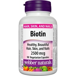 Vegetarian Capsules Vitamin Biotin 2500 Mcg