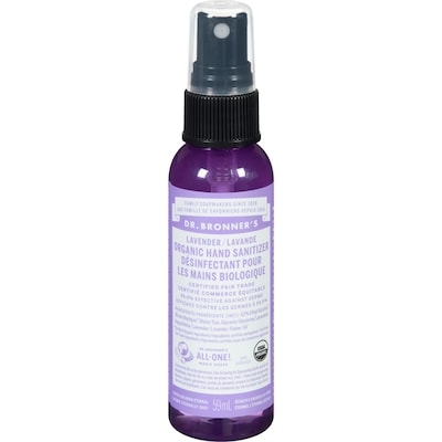 Dr Bronners Hand Sanitizer, Lavender 59 ml, $14.07/100ml