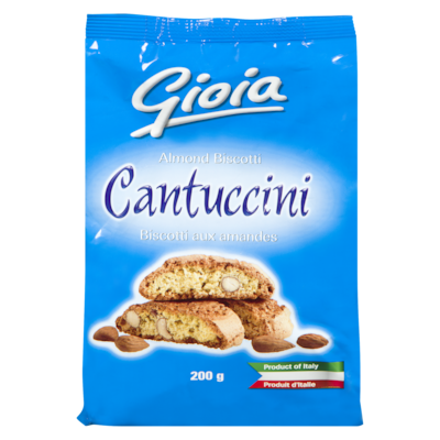 Gioia Almond Biscotti Cantuccini 200 g, $2.50/100g