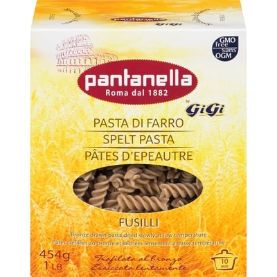 Pantanella Spelt Pasta Fusilli 454 g, $0.94/100g