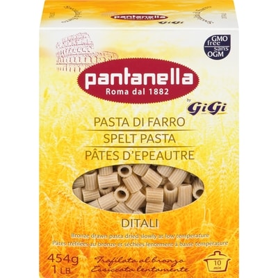 Pantanella Spelt Pasta Ditali 454 g, $0.88/100g
