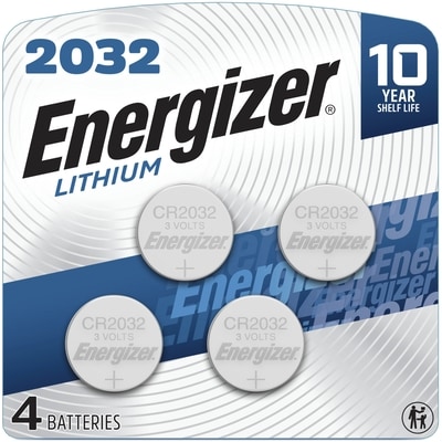 Energizer Pile miniature Energizer 2032 au lithium, emballage de 4 1 ea, 3,75 $/1ch