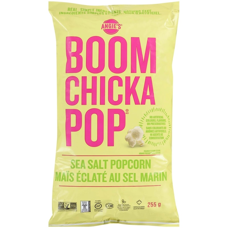 Boom Chicka Pop Popcorn, Sea Salt