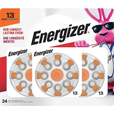 Energizer EZ Turn & Lock Size 13, 24-Pack, Orange 1 ea, $1.37/1ea