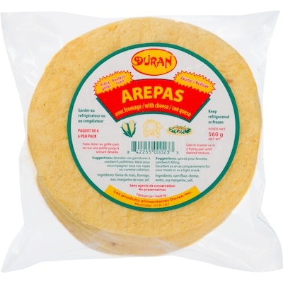 null Arepas Yellow With Cheese 500 g, $1.26/100g