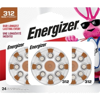 Energizer Energizer EZ Turn & Lock, format 312, paq. 24, Brun 1 ea, 1,83 $/1ch