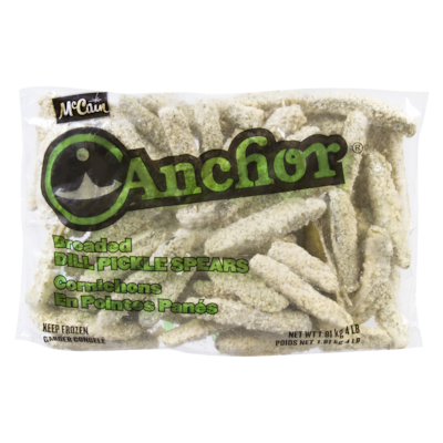 McCain Breaded Dill Pickle Spears 1.81 kg, $0.99/100g