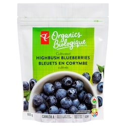 PC Biologique Bleuets en corymbe 600 g, 1,42 $/100g