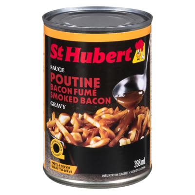 St Hubert Poutine Gravy, Smoked Bacon 398 ml, $0.70/100ml