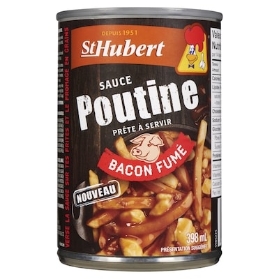 St Hubert Sauce à poutine, bacon fumé 398 ml, 0,42 $/100ml