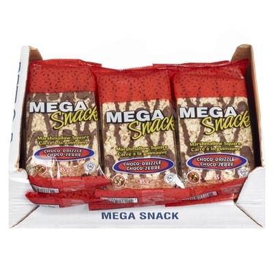 Mega Snacks Marshmellow Square, Chocolate Drizzle 1.02 kg, $1.57/100g