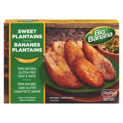 Big Banana Sweet Plantains 312 g, $1.38/100g