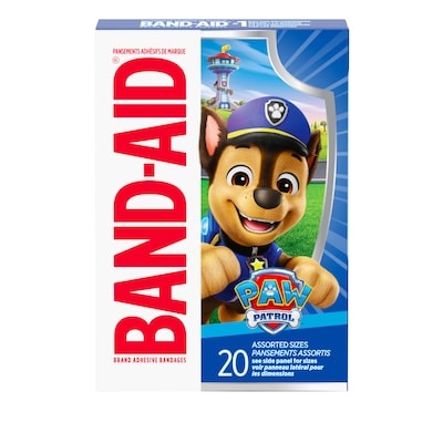 Band-Aid Pansements Paw Patrol Assortis 20 ea, 0,32 $/1ch