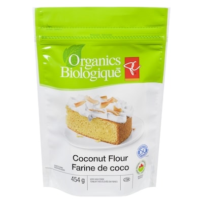 PC Organics Coconut Flour 454 g, $1.76/100g