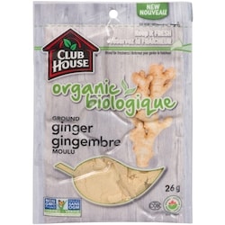 Club House Organic Ground Ginger 26 g, $11.54/100g