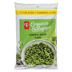 PC Biologique Pois 1.5 kg, 0,87 $/100g