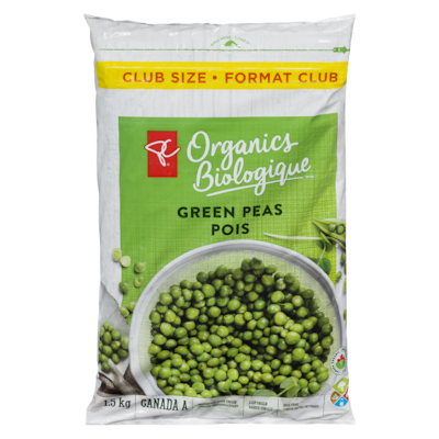 PC Biologique Pois 1.5 kg, 0,80 $/100g
