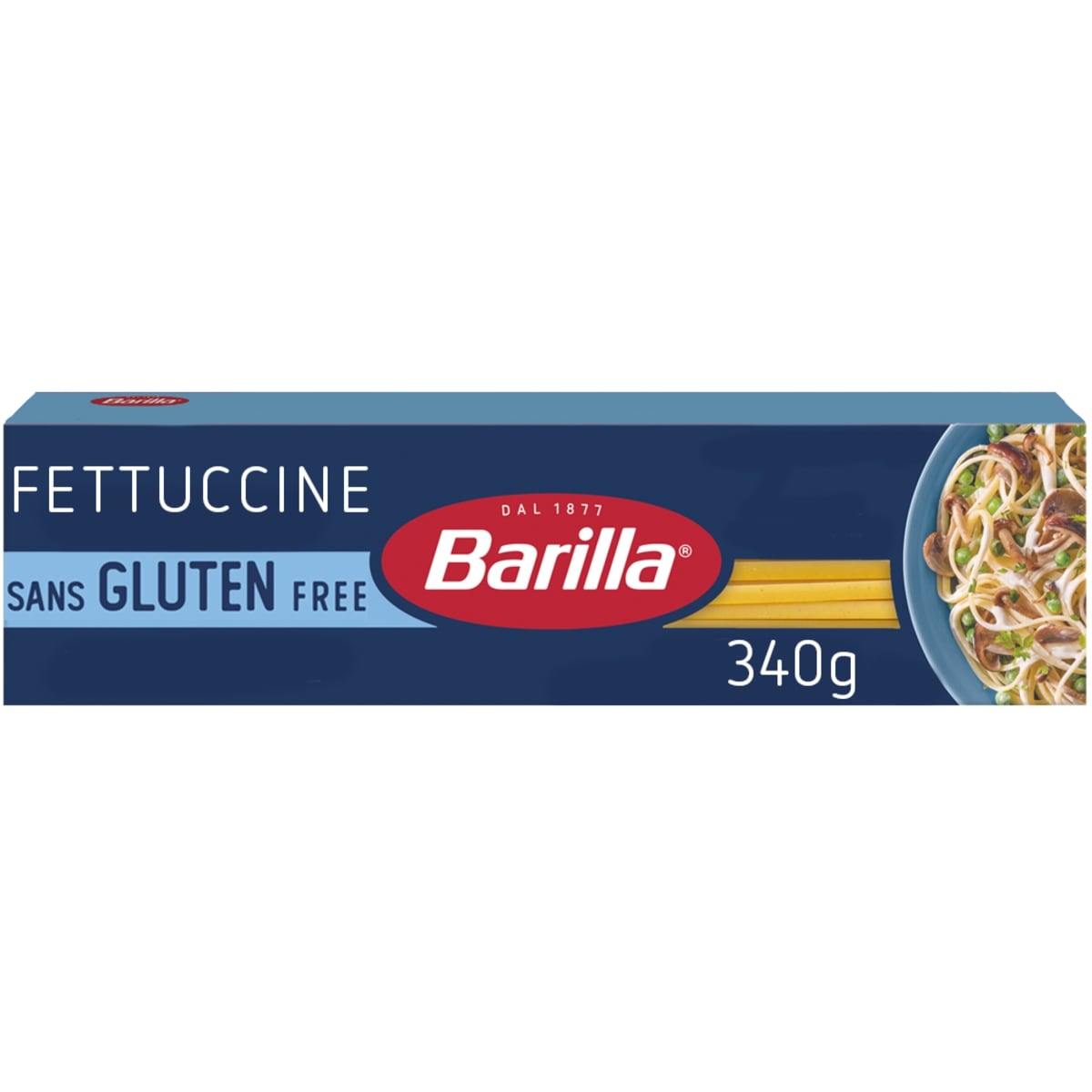 Barilla Gluten Free Fettuccine Pasta 340 g, $1.11/100g