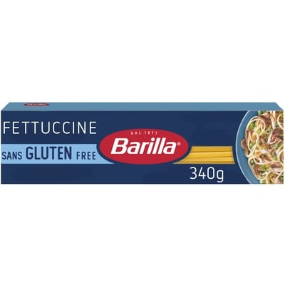 Barilla Gluten Free Fettuccine Pasta 340 g, $1.26/100g