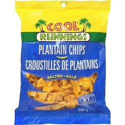 Cool Runnings Plantain Chips, Salted 200 g, $2.13/100g