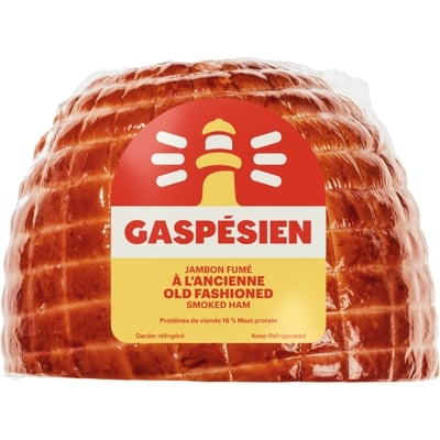 Gaspésien Jambon fume a l'ancienne 34,90 $/1kg 15,83 $/1lb