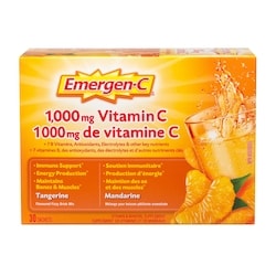 Emergen-C Mandarine (Poudre Effervescente) 30 ea, 0,57 $/1ch