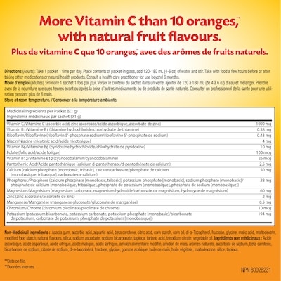 Mandarine (Poudre Effervescente)