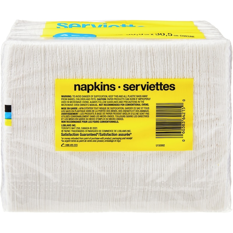 1 Ply Napkins 250 Pack
