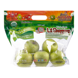 null Lil Snappers Organic Granny Smith Apples 1.35 kg, $0.67/100g