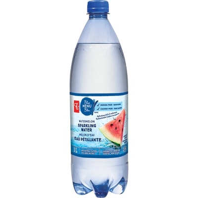 PC Menu Bleu Eau pétillante, melon d'eau 1 l, 0,10 $/100ml