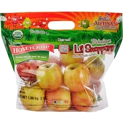 null Lil Snappers Organic Honey Crisp Apples 1.35 kg, $0.96/100g