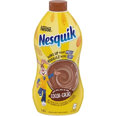 Nestlé Nesquik Chocolate Syrup 1.4 l, $1.29/100ml