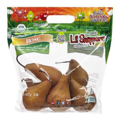 null Lil Snapper Organic Bosc Pears 910 g, $0.82/100g