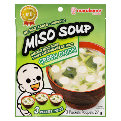 Marukome Instant Miso Soup Green Onion 27 g, $14.04/100g