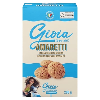 Gioia Amaretti Italian Specialty Biscuits 200 g, $1.50/100g