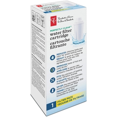 President's Choice Water Filter Cartridge 1 Filter Pack 1 ea, $9.00/1ea