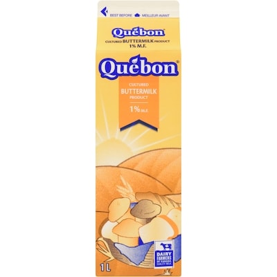 QUEBON 1% Buttermilk 1 l, $0.44/100ml