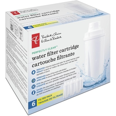 President's Choice Water Filter Cartridge 6 Filter Pack 6x1.0 ea, $5.00/1ea