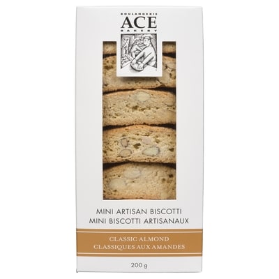ACE Mini Artisan Biscotti, Classic Almond 200 g, $3.50/100g