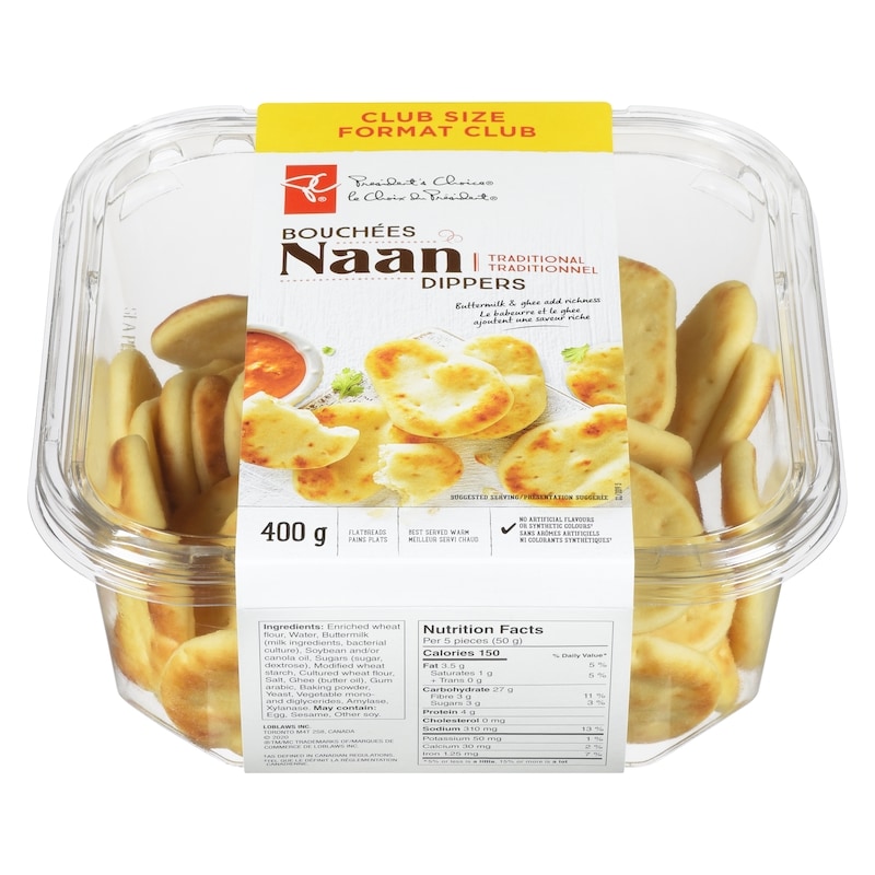 Traditional Naan Dippers Flatbreads Club Pack