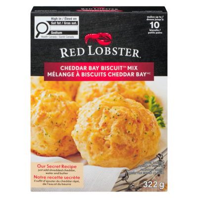 Red Lobster Cheddar Bay Biscuit Mix 322 g, $1.55/100g