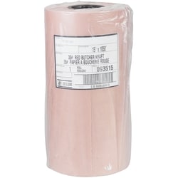 GFS Papier de boucherie Kraft, 15 po x 1050 pi, rouge 1 ea, 43,99 $/1ch