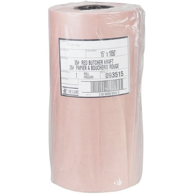 GFS Papier de boucherie Kraft, 15 po x 1050 pi, rouge 1 ea, 43,99 $/1ch