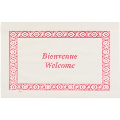 null Tapis de bienvenue en anglais et en français 1 ea