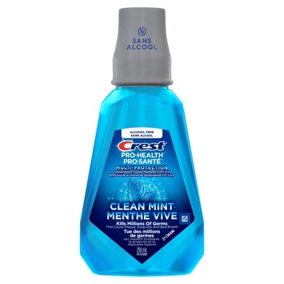 Crest Rince-bouche Pro-santé, sans alcool, menthe fraîche 250 ml, 1,80 $/100ml