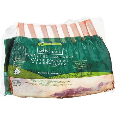 null Frenched Lamb Rack $56.20/1kg $25.50/1lb