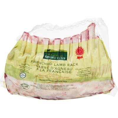 null Carré d’agneau à la française 56,20 $/1kg 25,50 $/1lb