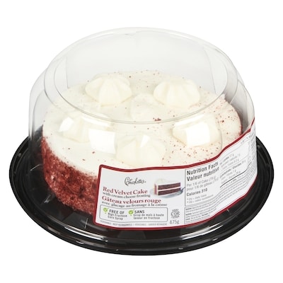 Charlotte's Red Velvet Cake with Cream Cheese Frosting 475 g, $1.26/100g