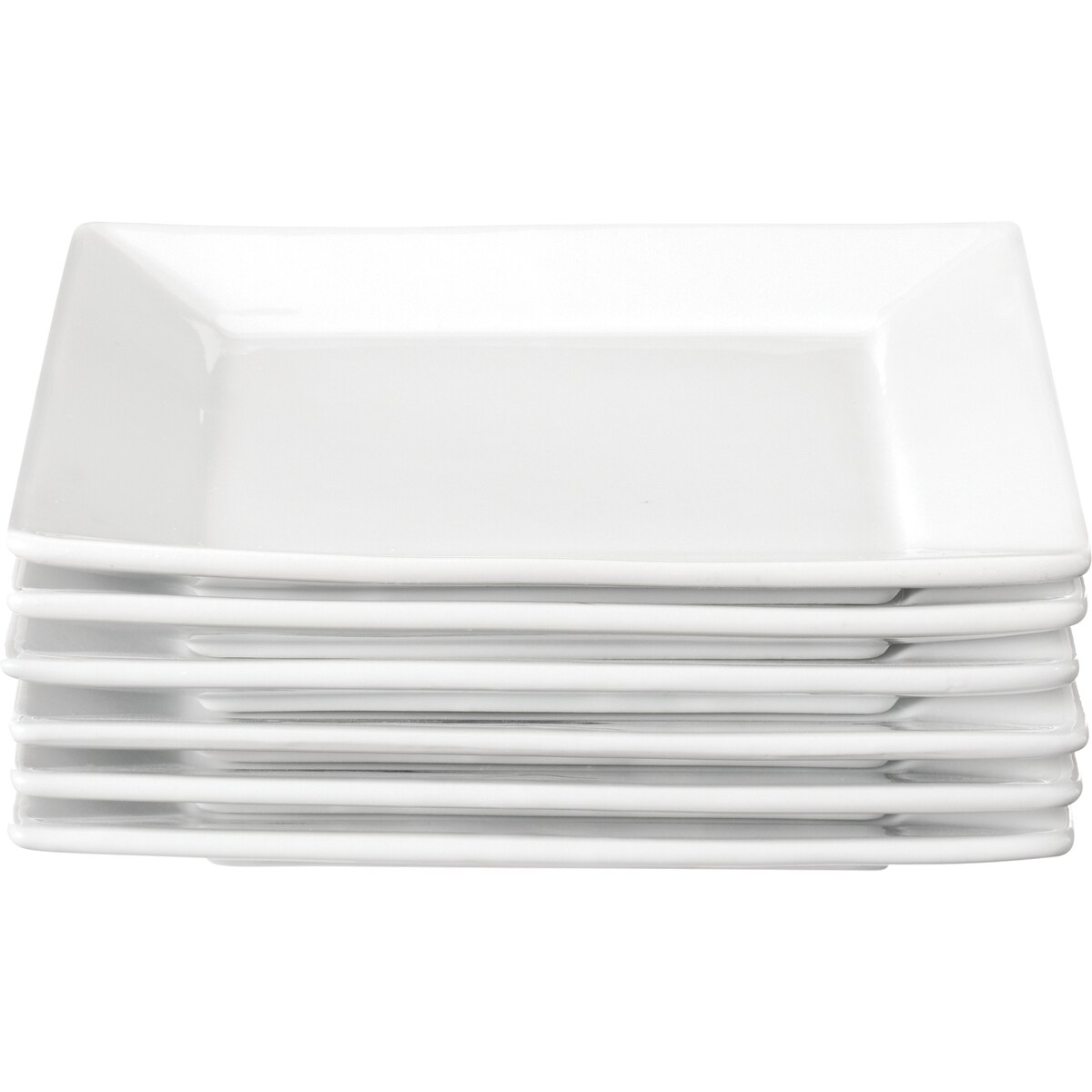 Vitrex Assiette carrée, 15 cm (6 po) 6x6.0 ea, 3,00 $/1ch